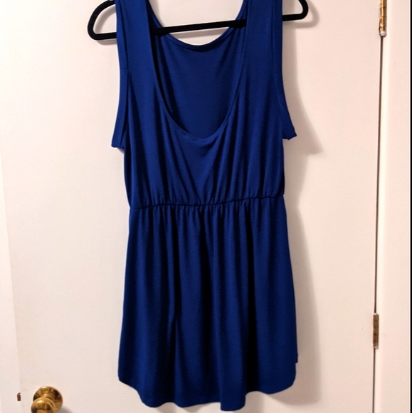 Blue Sleeveless Dress - Picture 2 of 5